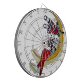 Cosmic Gaze: Elf op de maan avontuur Dartbord (Voorkant Links)