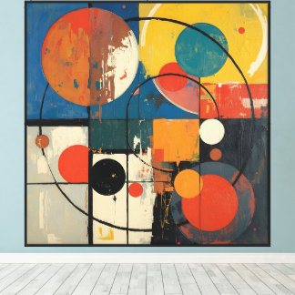 Cosmic Geometry Canvas Afdruk