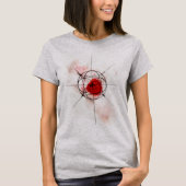 Cosmic Geometry Red T-shirt (Voorkant)