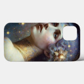 Cosmic Goddess Fantasy Art Hoesje-Mate iPhone Case (Achterkant (horizontaal))