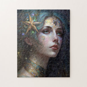 Cosmic Goddess Fantasy Art Jigzaag Puzzle Legpuzzel