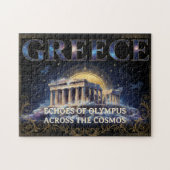 Cosmic Greece Ancient Temple Celestial Art Legpuzzel (Horizontaal)