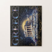 Cosmic Greece Ancient Temple Celestial Art Legpuzzel (Verticaal)