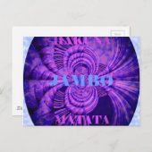 Cosmic Hakuna Art Print Briefkaart (Voorkant / Achterkant)