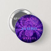 Cosmic Hakuna Art Print Ronde Button 5,7 Cm (Voorkant /achterkant)