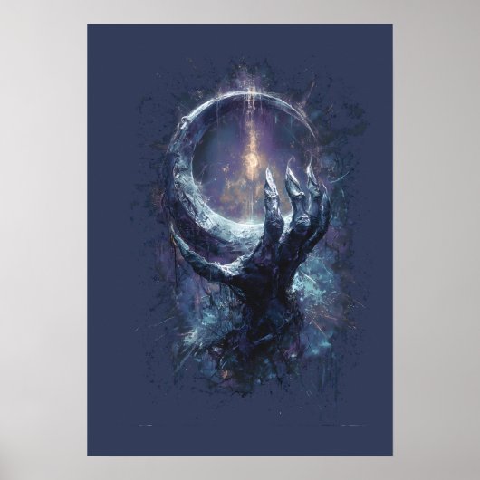 Cosmic Hand Dark Fantasy Poster (Voorkant)
