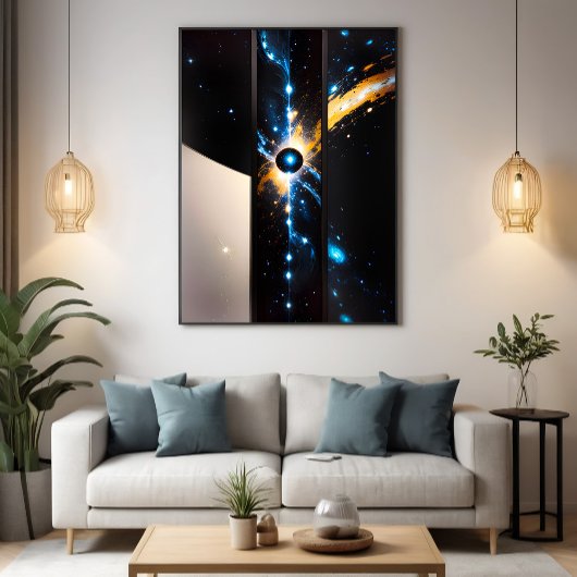 Cosmic Harmony Canvas Afdruk