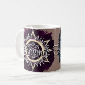 Cosmic Harmony Sun & Moon Design Koffiemok (Voorkant links)
