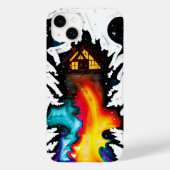 Cosmic Ice Castle bedekt vreedzame huishouding Case-Mate iPhone Case (Achterkant)