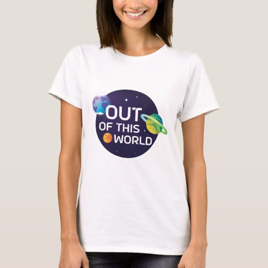 Cosmic Illustration uit deze World Outer Space T-shirt (Voorkant)