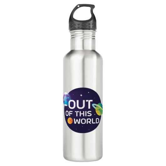 Cosmic Illustration uit deze World Outer Space Waterfles (Voorkant)