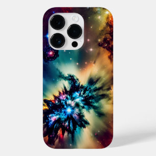 Cosmic indigo explodeerde mesmerizing space landsc Case-Mate iPhone 14 pro hoesje