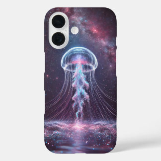 Cosmic Jellyfish iphone 16 Hoesje