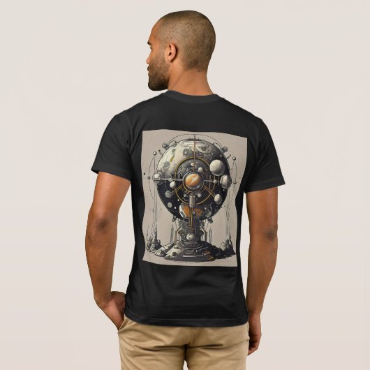 Cosmic Journey T-shirt ontwerp (Achterkant volledig)