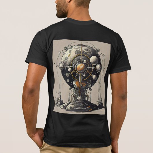 Cosmic Journey T-shirt ontwerp (Achterkant)