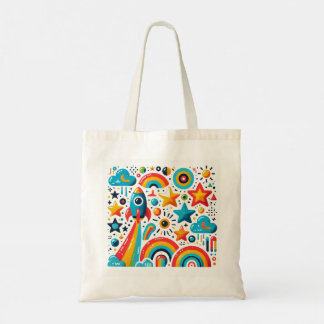 Cosmic Joy Canvas tas Design