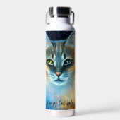 Cosmic Kat Monogram Waterfles (Voorkant)