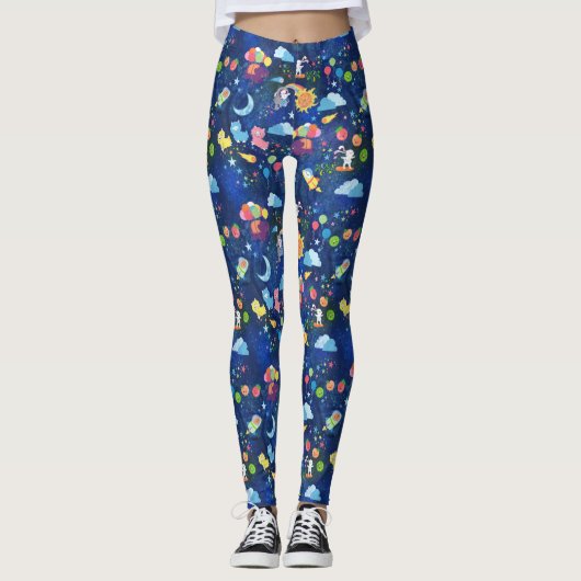 Cosmic Kawaii-Leggings Leggings (Voorkant)