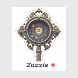 Cosmic Key Sticker:  ontwerp met een wervelende Sticker