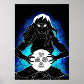 Cosmic Korra Poster (Voorkant)