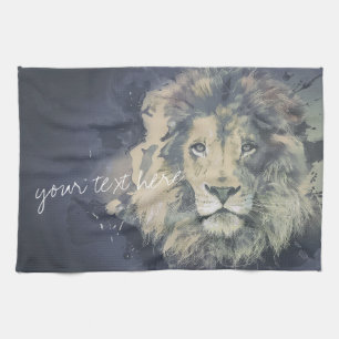 COSMIC LION KING   Aangepaste keukenhanddoek