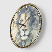 COSMIC LION KING | Aangepaste wandklok Grote Klok (Hoek)