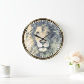 COSMIC LION KING | Aangepaste wandklok Grote Klok (Huis)