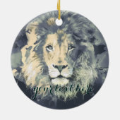 COSMIC LION KING | Ornement personnalisé (Dos)