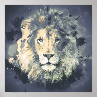 COSMIC LION KING POSTER