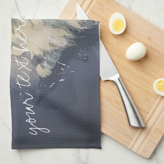 COSMIC LION KING | Serviette de cuisine personnali (Quart Plié)