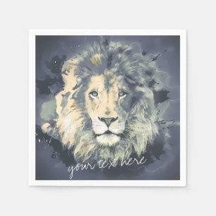 COSMIC LION KING   Serviettes en papier à cocktail