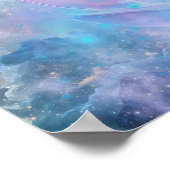 Cosmic Lotus Flower Poster (Coin)