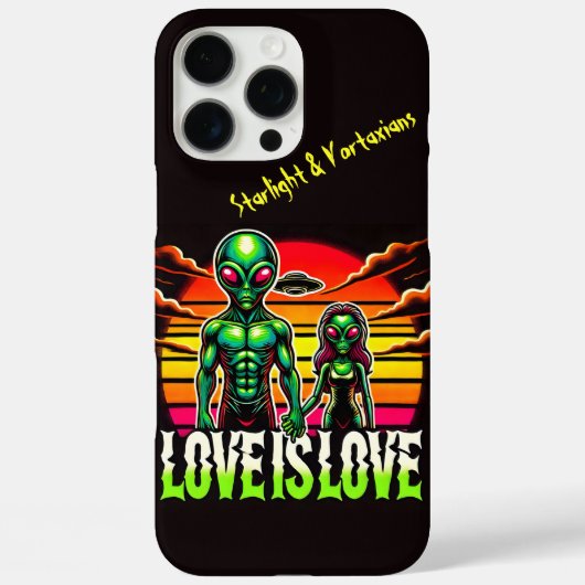 Cosmic Love beroemd gemaakt door Alien Couple Case-Mate iPhone Case (Achterkant)