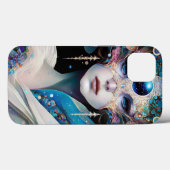 Cosmic Mask Goddess Queen Fantasy Art Case-Mate iPhone Case (Achterkant (horizontaal))