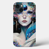 Cosmic Mask Goddess Queen Fantasy Art Case-Mate iPhone Case (Achterkant)