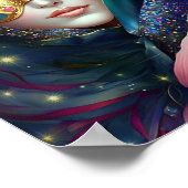 Cosmic Mask Goddess Queen Fantasy Art Poster (Hoek)