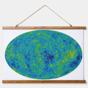 Cosmic Microwave Achtergrond Kaart Hangend Wandkleed