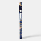 Cosmic Midnight Blue Mythical Fantasy Illustratie Case-Mate iPhone Case (Achterkant / Links)