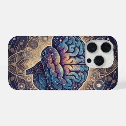 Cosmic Mind Mandala – Abstract Brain Art (Verso Horizontal)