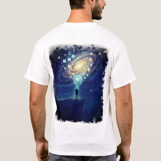 Cosmic Mind T-shirt - ontsteek je ambitie (Achterkant)
