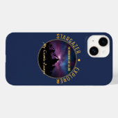 Cosmic Mountain Calling geval Case-Mate iPhone Case (Achterkant (horizontaal))