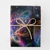 Cosmic Nebula Energy Swirl Wrapping Paper (In situ)