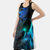 Cosmic Nebula Voyage All-Over Print Apron Schort (Insitu)