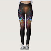 Cosmic Owl Leggins Leggings (Voorkant)