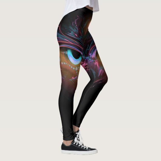 Cosmic Owl Leggins Leggings (Rechts)