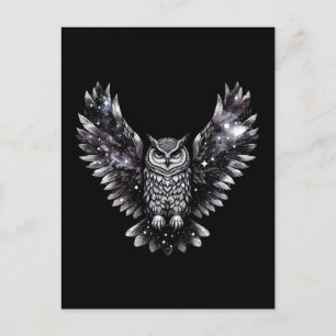 Cosmic Owl Majesty Briefkaart