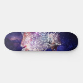Cosmic Owl Skateboard (Horizontaal)