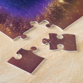 Cosmic Paars Figuur acht in Golden Time Universe Legpuzzel (Zijkant)