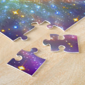 Cosmic Paarse Magic Crazy Celebration in Galaxy Legpuzzel (Zijkant)
