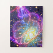 Cosmic Paarse Magic Crazy Celebration in Galaxy Legpuzzel (Verticaal)